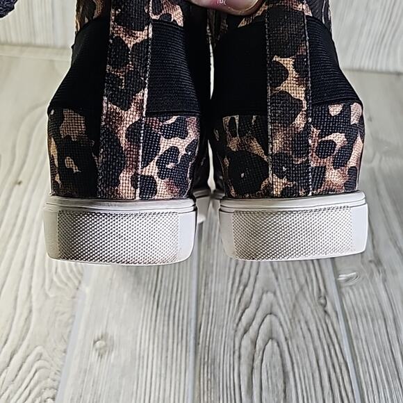 Steve Madden CRUSHIN Animal Print Wedge Ankle Boot Sneakers, Women's 9 - Picture 13 of 13